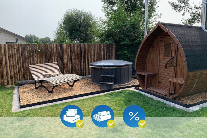 Ferienhaus für 6 Personen, mit Whirlpool und Pool sowie Sauna und Garten, kinderfreundlich in Wesermarsch