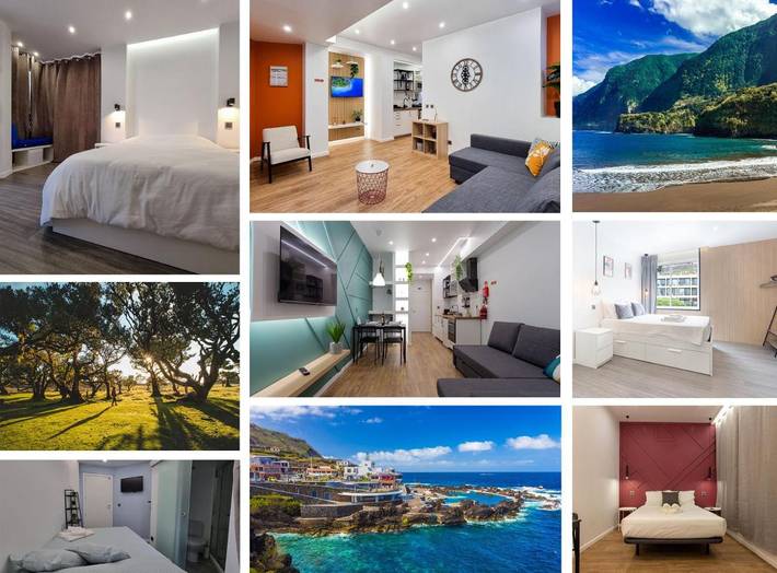 Casa de férias para 2 pessoas, com vista e terraço em Porto Moniz