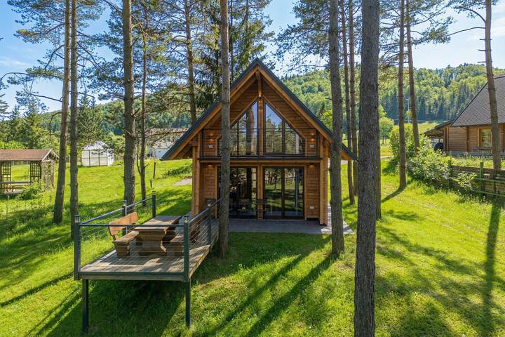 Chalet for 6 personer, med Balkon og Terrasse i Slovenien