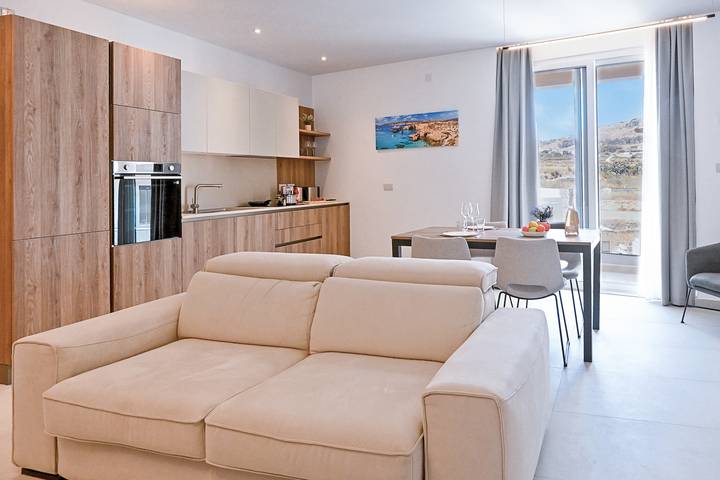 Apartamento de férias para 2 pessoas, com varanda e piscina infantil e ainda vista para o mar - 1