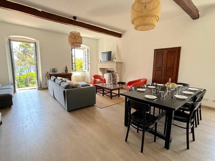 Appartement de vacances pour 6 personnes, avec vue et jardin