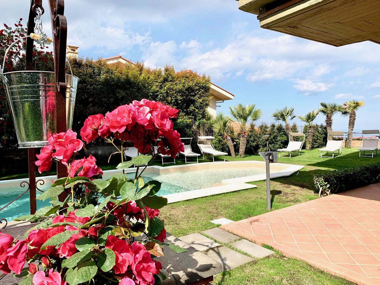 Villa Le Palme in Trecastagni, Etna
