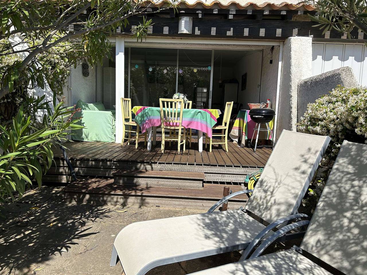 Maison familiale 8 couchages avec terrasse, jardinet, à 500m de la plage - Saint Pierre la Mer in Saint Pierre la Mer, Fleury