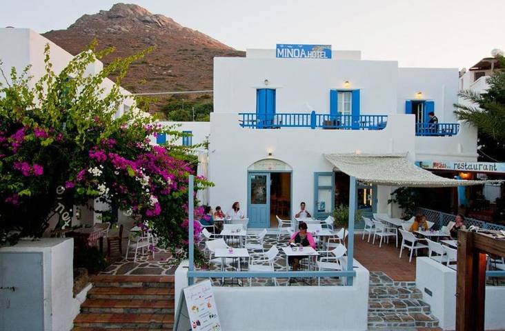 Hôtel pour 2 personnes, avec Balcon et Terrasse ainsi que Jardin et Vue dans Amorgos