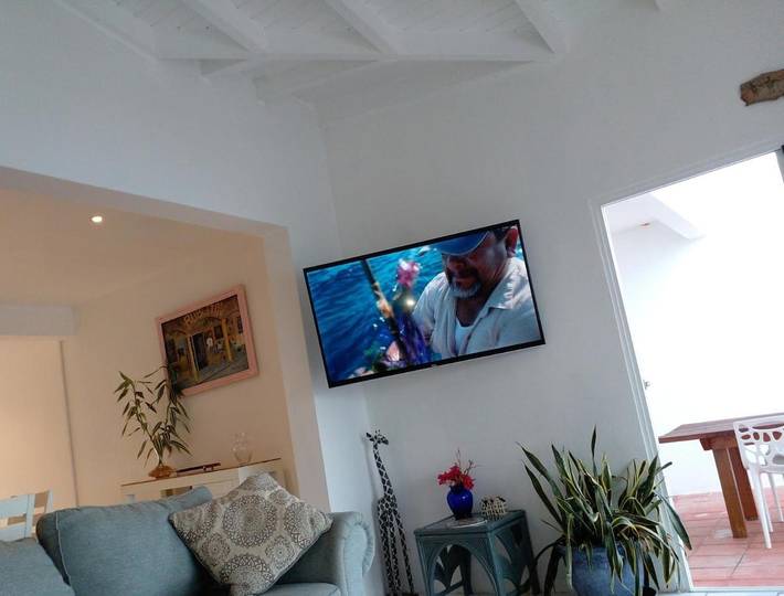 Villa für 4 Personen, mit Ausblick und Balkon sowie Pool und Garten, mit Haustier in St. Martin