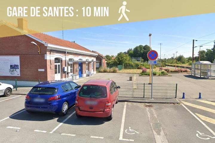 Location de vacances pour 8 personnes, avec jardin dans Santes - 4