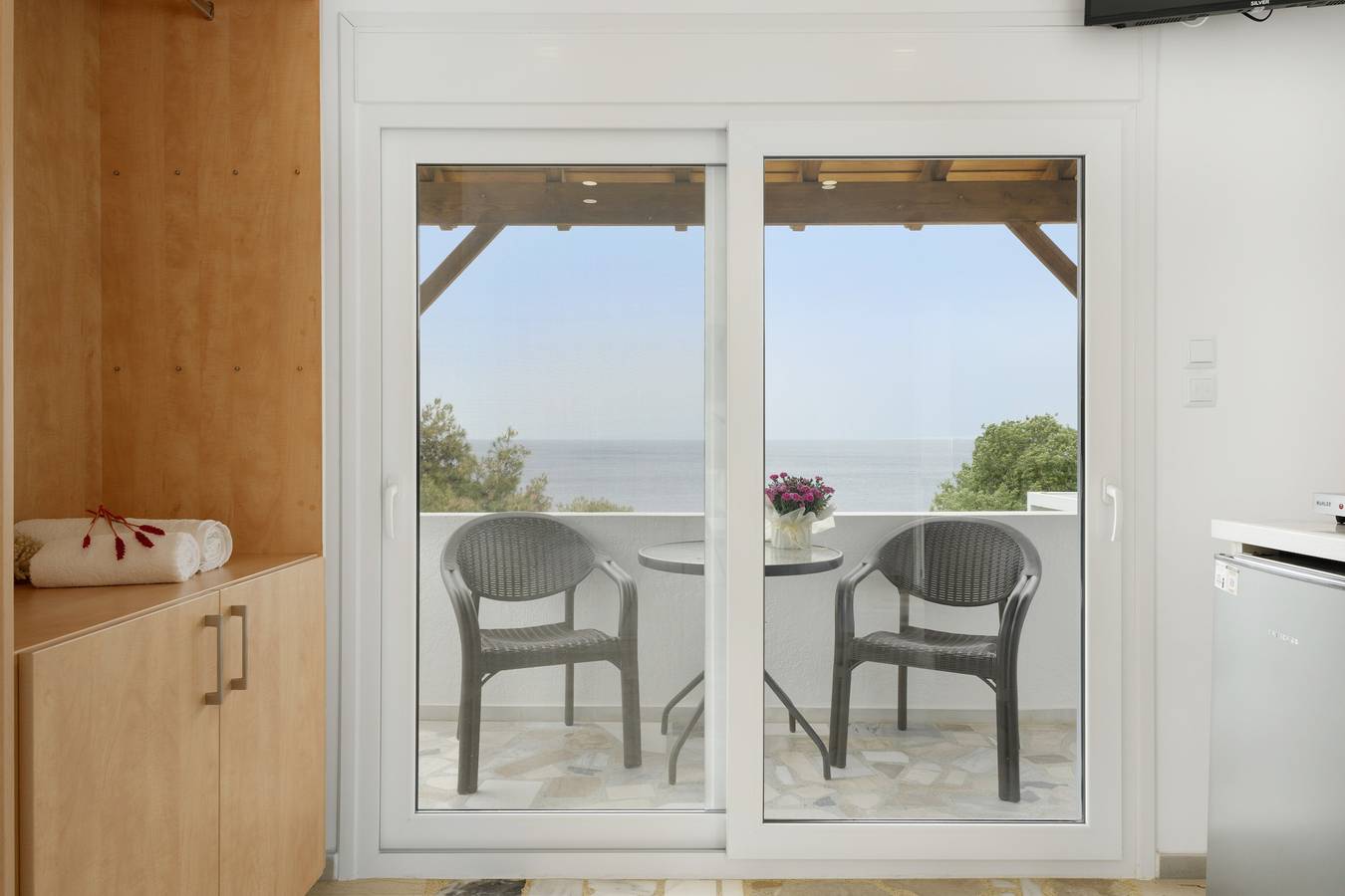Ganze Wohnung, Apartment 'Double Studio No 9' mit Balkon und Wlan in Panormos, Kalymnos