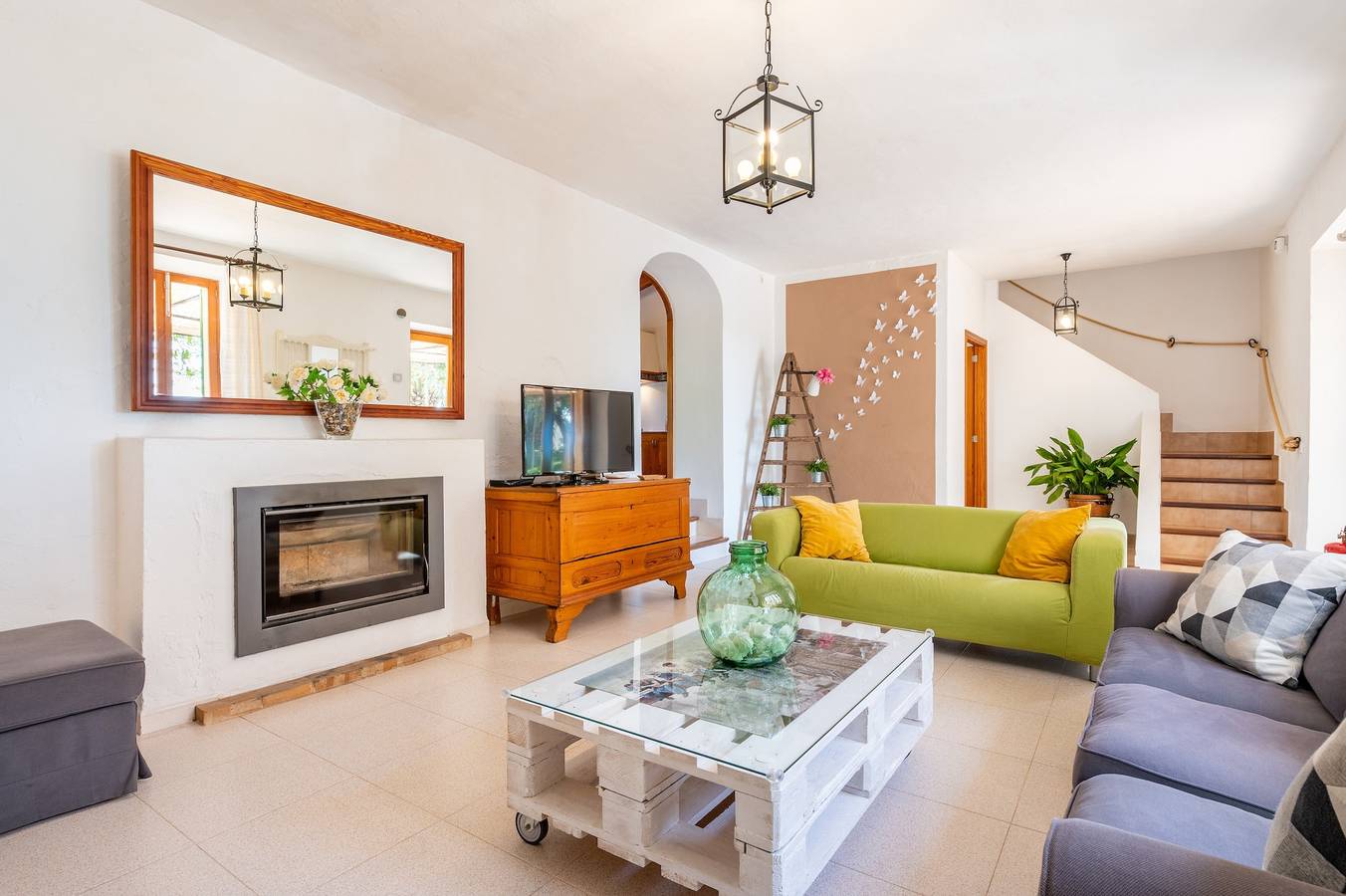 Casa de campo "Els Garroverets" con piscina privada y Wi-Fi in Binisalem, Interior de Mallorca