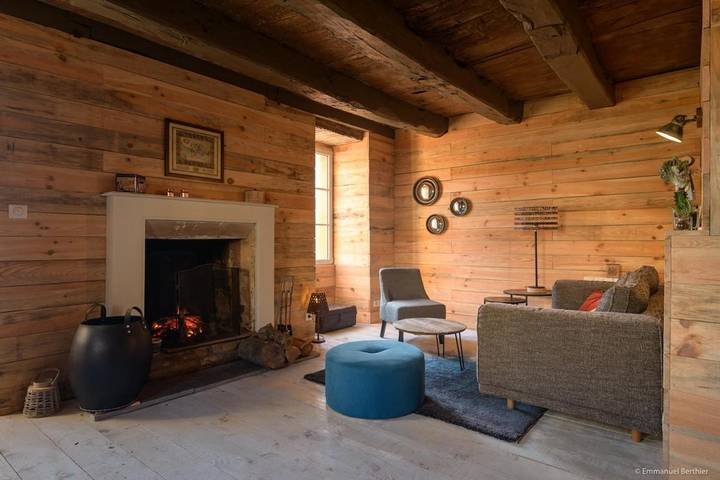 Location de vacances pour 5 personnes, avec jardin ainsi que vue et balcon à Saint-Congard