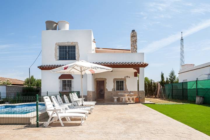 Chalet para 6 personas, con jardín en El Palmar (Andalucía)