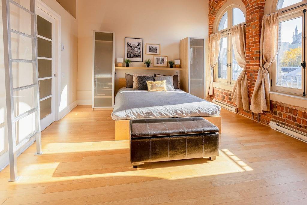 Ganze Wohnung, Authentisches Loft für eine 4-köpfige Familie im Herzen der Altstadt von Quebec in Québec (Stadt), Québec