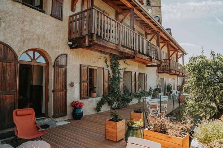 Chambre d’hôte pour 3 personnes, avec vue ainsi que jardin et terrasse - 1