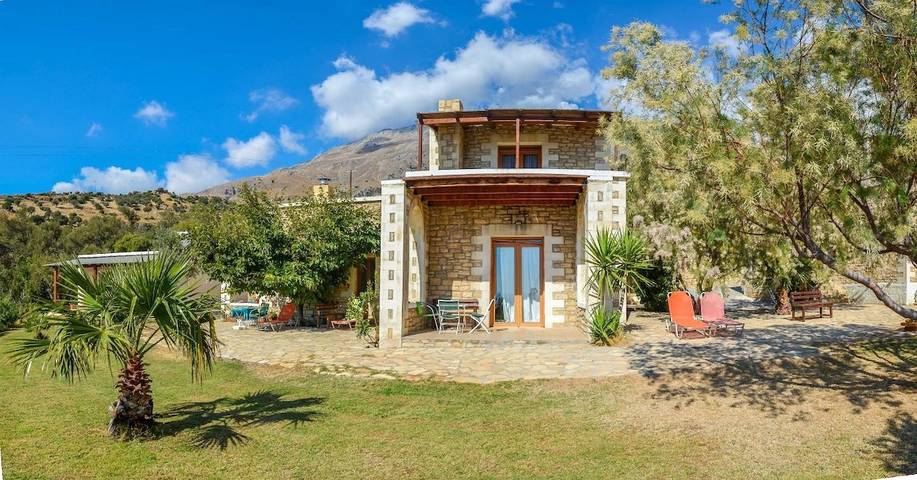 Ferienhaus für 4 Personen, mit Terrasse und Garten sowie Pool und Ausblick in Rethymno und Umgebung - 4