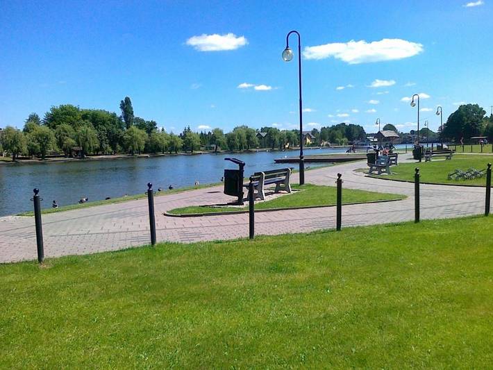 Apartament wakacyjny dla 6 osób, z Taras i Ogród oraz Widok w Augustów