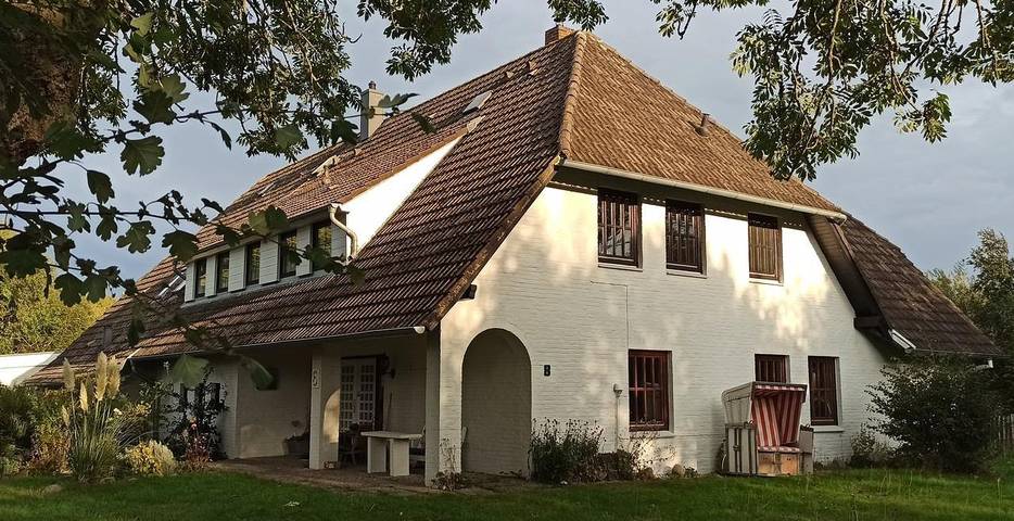 Chalet für 2 Personen, mit Terrasse und Garten sowie Ausblick in St. Peter-Ording