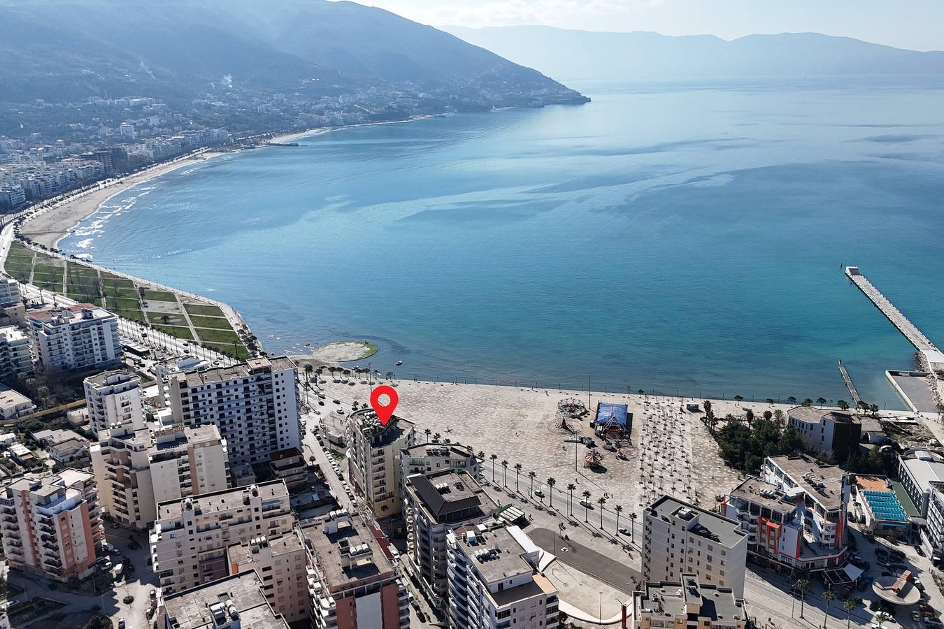Apartamento entero, Apartamento de vacaciones para 3 personas con vistas al mar in Vlorë (Ciudad), Vlorë