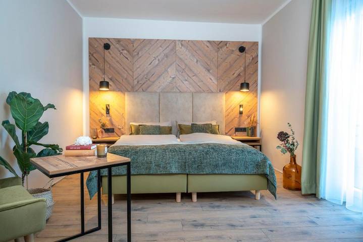 Hotel für 6 Personen, mit Ausblick und Garten