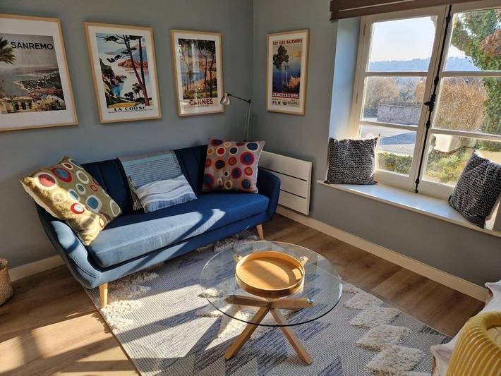 Gîte pour 3 personnes, avec vue à Le Chalard