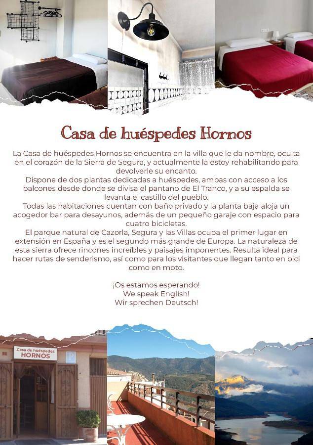 Gîte pour 2 personnes, avec terrasse et vue, animaux acceptés à Hornos - 2