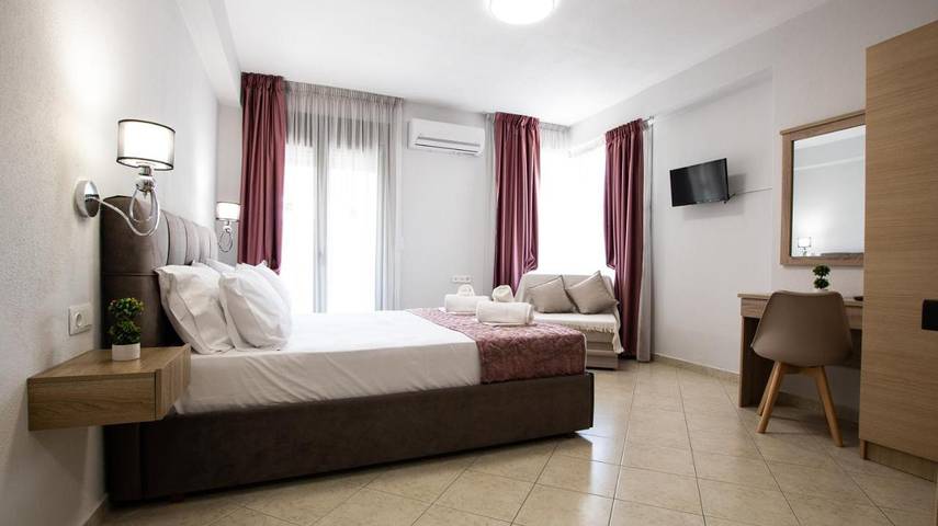 Ferienhaus für 4 Personen, mit Balkon und Terrasse sowie Ausblick