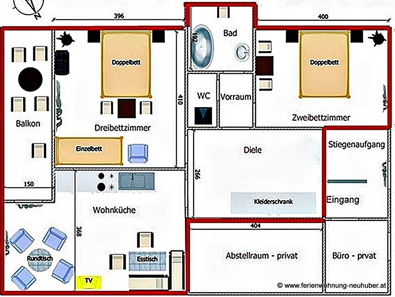 Ganze Ferienwohnung, Alpinferienwohnung Neuhuber - Ferienwohnung Neuhuber in Bad Goisern am Hallstättersee, Totes_Gebirge