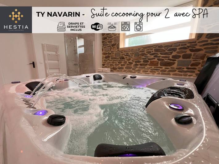 Vakantiewoning voor 2 personen, met whirlpool in Brest