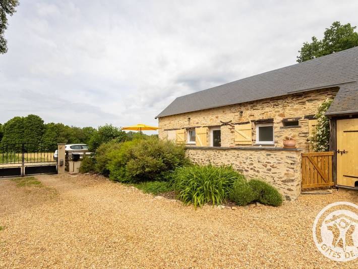 Gîte pour 2 personnes, avec jardin, animaux acceptés