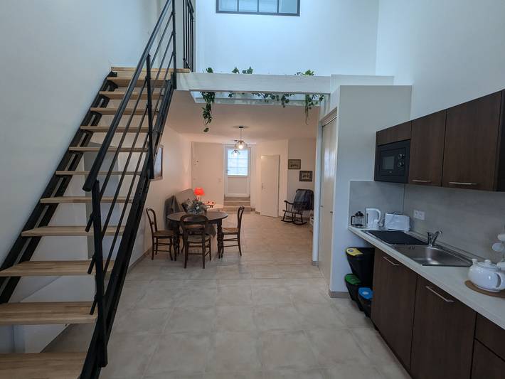 Gîte pour 3 personnes, avec Jardin