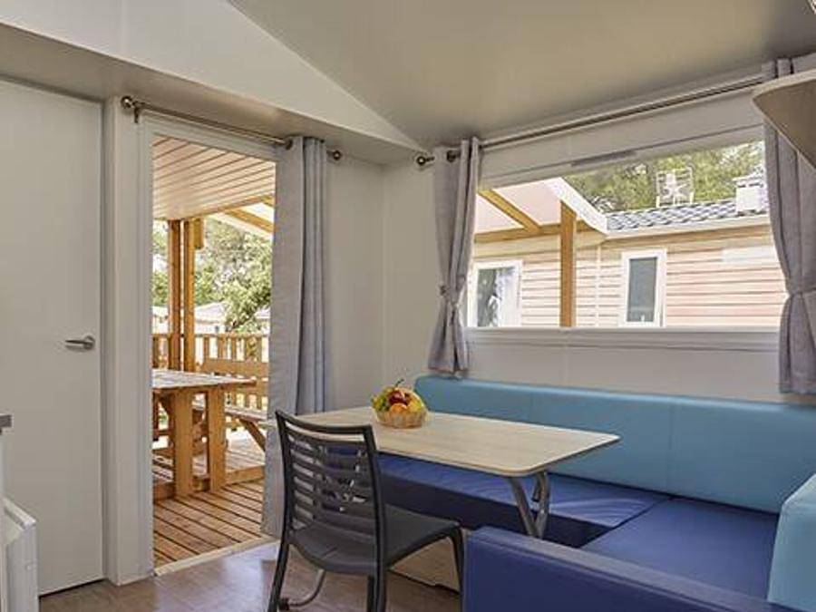 Camping Domaine de la Marina - Bungalow 4 personen - Mobilheim | Comfort | 2 Zi. | 4 Pers. | Einfache Terrasse | Clim. in Messanges, Dax und Umgebung