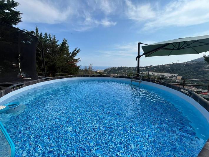 Villa pour 6 personnes, avec piscine ainsi que jardin et vue à Menton - 2