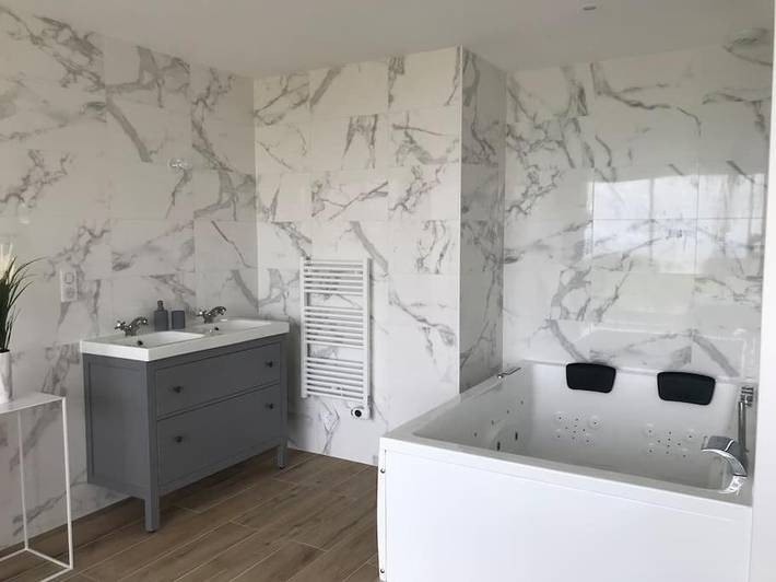 Location de vacances pour 14 personnes, avec jardin ainsi que vue et terrasse à Quiberville - 2