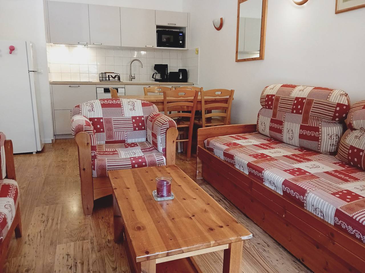 Geheel appartement, Terrasses E 405 - Parc Nat. Vanoise appart. 8 pers in Termignon, Saint-Jean-de-Maurienne regio