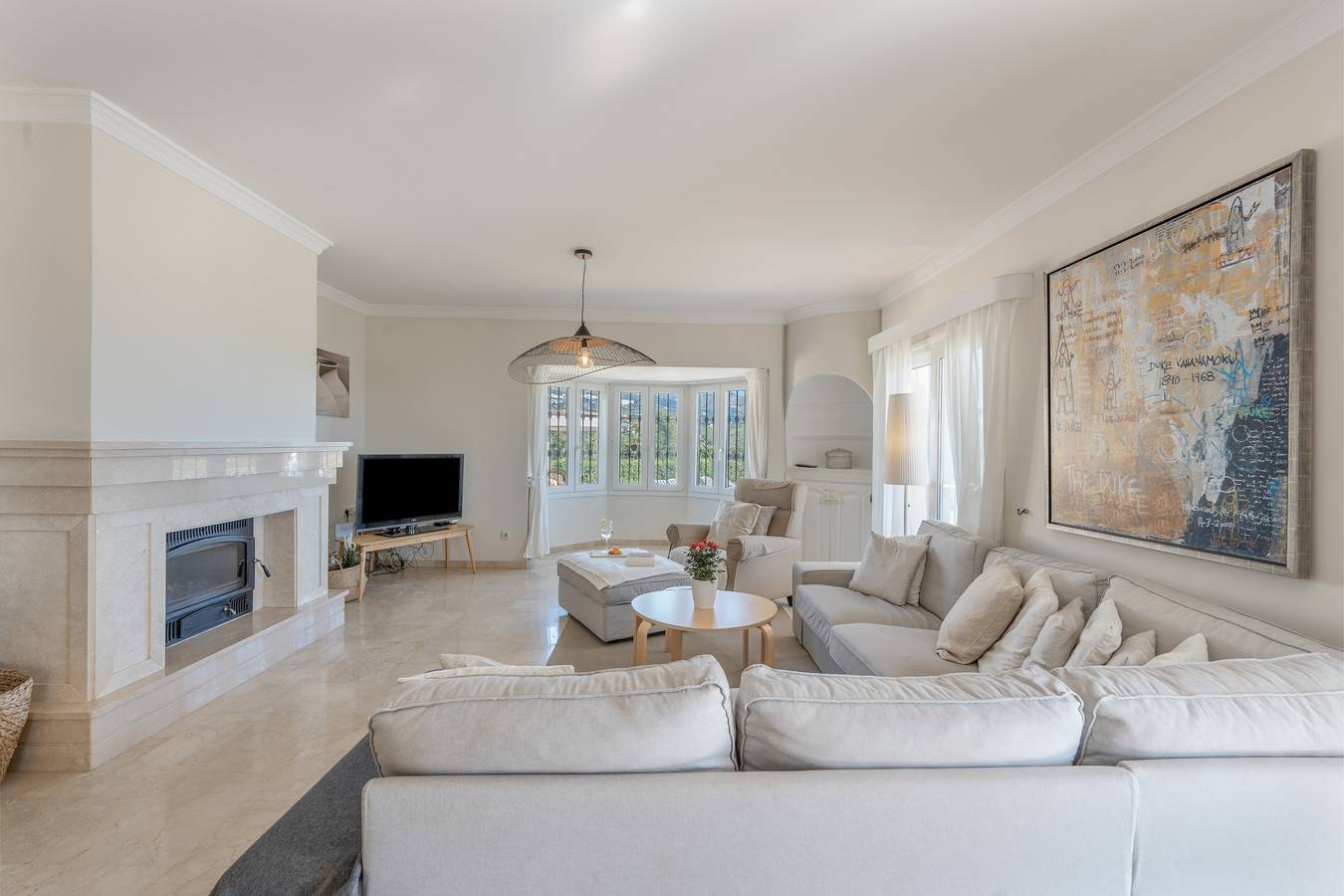 Villa 'Villa in Mijas Golf' mit Meerblick, Wi-Fi und Klimaanlage in Mijas Golf, Mijas
