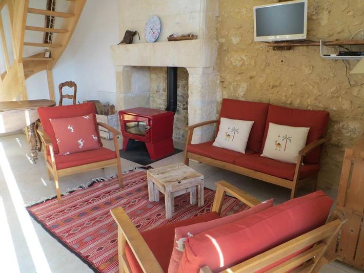 Location de vacances pour 3 personnes, avec jardin ainsi que piscine et vue à Lamonzie-Montastruc - 4