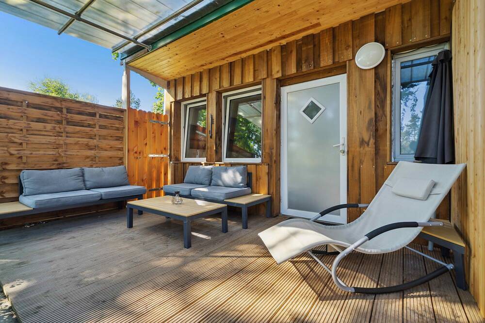 Ferienhaus Seeblick Saunanutzung am Zeulenrodaer Meer, Natur und Ruhe genießen in Bungalowdorf Zadelsdorf, Zeulenroda-Triebes