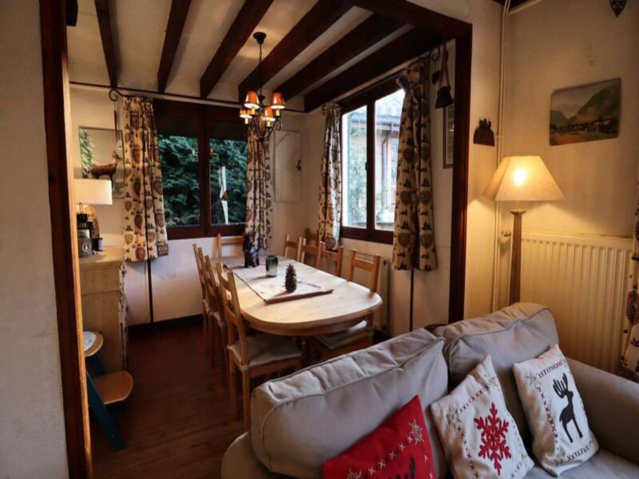 Ganze Wohnung, Chalet in den Alpen mit atemberaubendem Bergblick in Arêches, Beaufort (Rhône-Alpes)