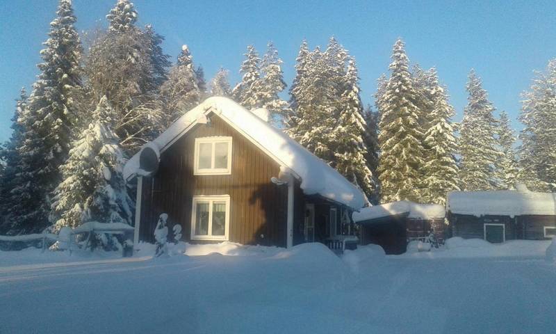 Chalet für 2 Personen, mit Ausblick und Sauna sowie Seeblick und Garten in Lappland (Schweden)
