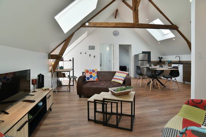 Gîte pour 4 personnes, avec terrasse et jardin dans Coglès