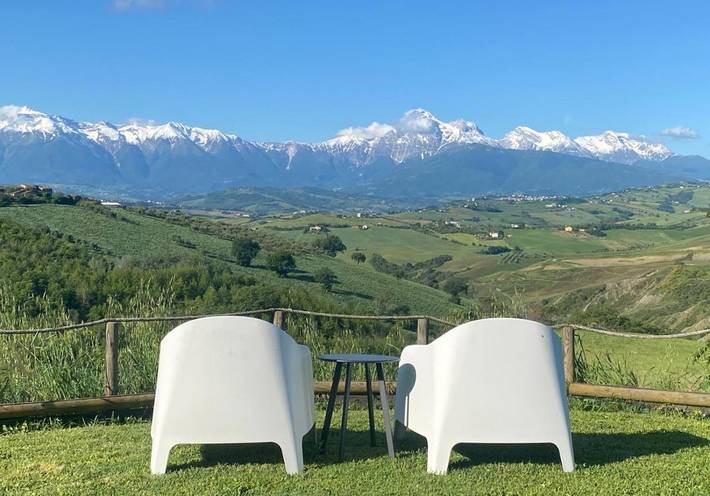 Bed and breakfast per 2 persone, con piscina e giardino nonché balcone e panorama - 1