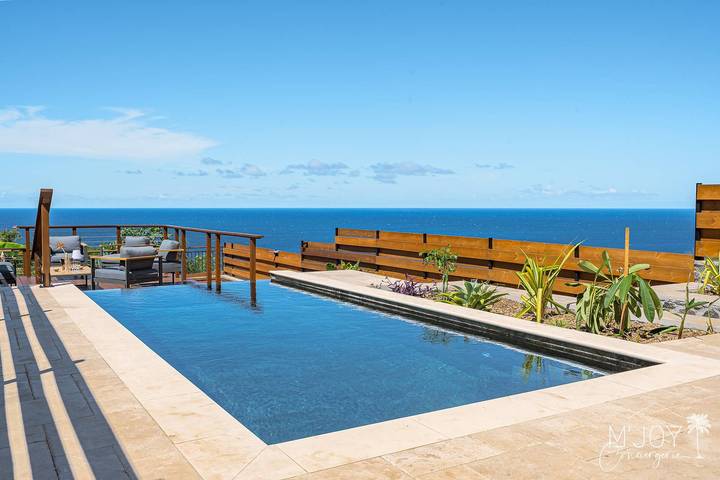 Appartement de vacances pour 6 personnes, avec piscine et vue sur l’océan