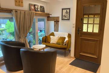 Gîte pour 2 personnes, avec jardin et terrasse à Guémar