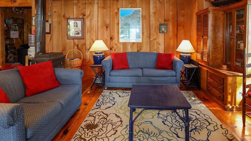 Log cabin for 9 people, with hot tub and terrace, with pets in Seneca Lake