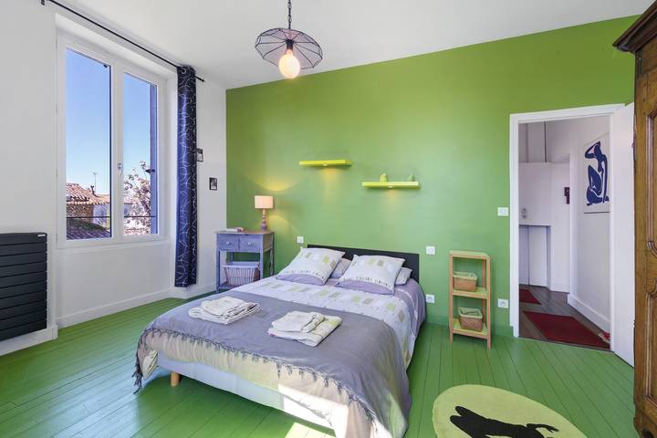 Chambre d’hôte pour 4 personnes, avec jacuzzi et jardin, adapté aux familles dans les Pays de la Loire