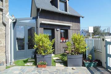 Gîte pour 2 personnes, avec jardin dans Havre de Rothéneuf