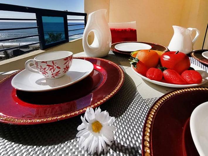 Holiday apartment for 6 people, with ocean view and pool as well as terrace, child-friendly in Marbella Centre