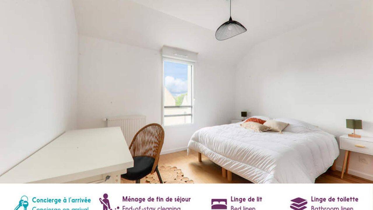 Apartamento vacacional entero, Ferienwohnung für 8 Personen (110 m²) in Le Tour-du-Parc in Le Tour-du-Parc, Côte des Mégalithes