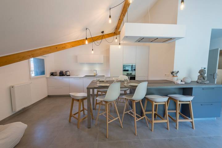 Location de vacances pour 4 personnes, avec terrasse et vue sur le lac, animaux acceptés à Duingt