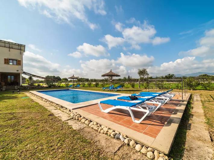 Finca für 8 Personen, mit Balkon und Pool in Selva - 2