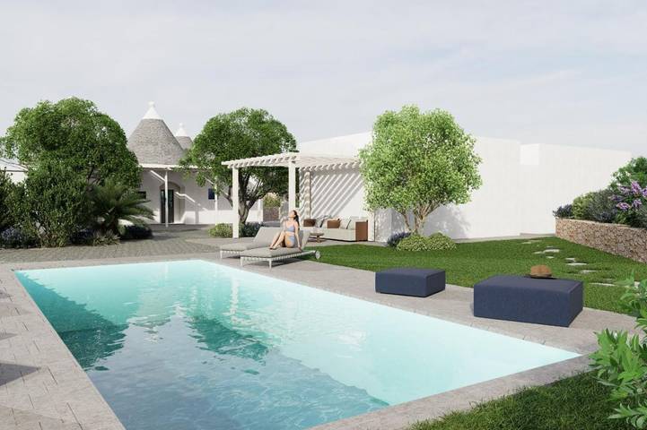 Agriturismo per 4 persone, con piscina e giardino a Locorotondo