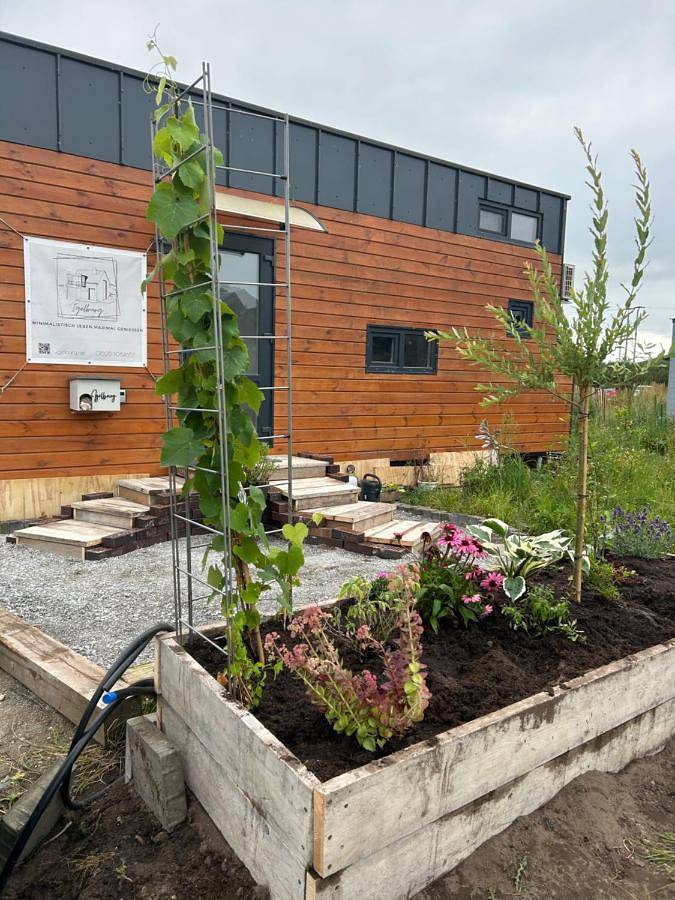 Chalet für 3 Personen, mit Garten - 1